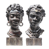 Statue africaine design buste