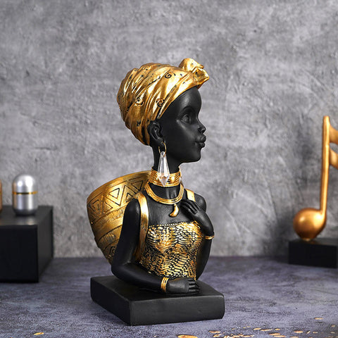 Statue africaine femme déco