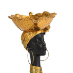 Statue africaine femme noire