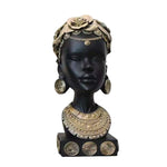 Statue africaine femme noire