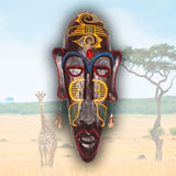 Statue africaine masque tribu
