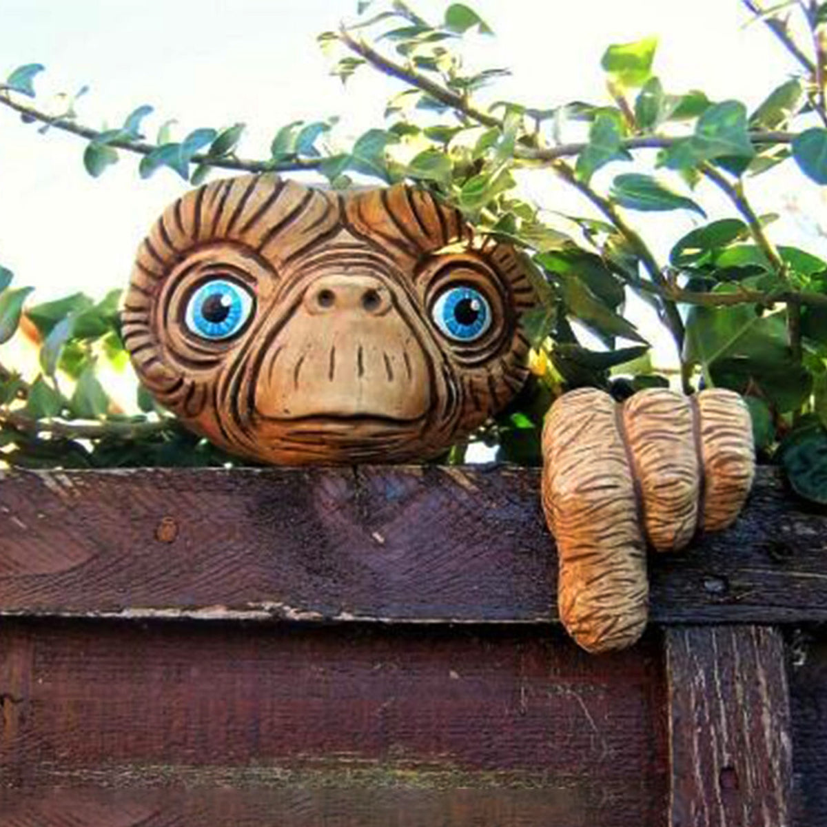 Statue Extraterrestre Blanche En Résine, Figurine Extraterrestre De