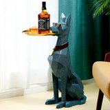 Statue animal design doberman