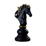 Statue cavalier décoration échecs