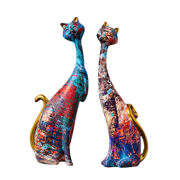 Statue Chat Design Européen
