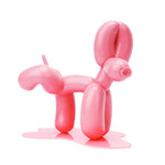 Statue chien ballon rose