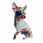 Statue chihuahua multicolore