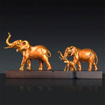 Statue d'éléphant décoration en bronze