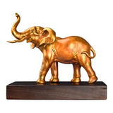Statue d'éléphant en bronze