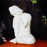 Statue de bouddha blanc décoration