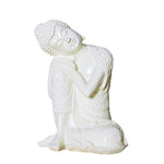 Statue de bouddha blanche design