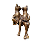 Statue de chat amour