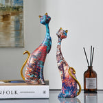 Statue de chat design européen