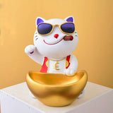 Statue de chat design trash japonais