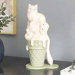 Statue de chat kawaii