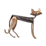 Statue de chat métal