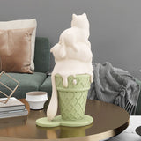 Statue de chat mignon