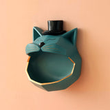 Statue de chat moderne murale