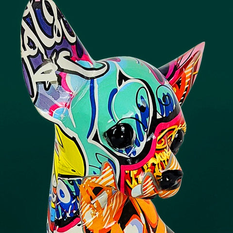 Statue de chihuahua design