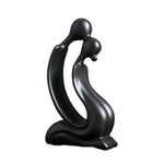 Statue déco amour noire
