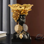 Statue décoration africaine femme