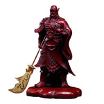 Statue décoration bouddha rouge