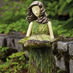 Statue de femme jardin