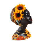 Statue de femme noire africaine