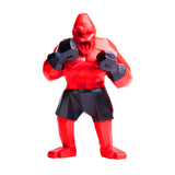 Statue de gorille design rouge