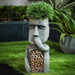 Statue de jardin Moaï