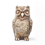 Statue de jardin hibou marron