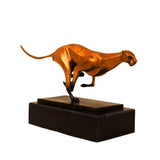 Statue de léopard décoration en bronze