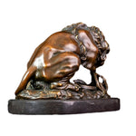Statue de lion décoration en bronze