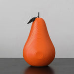 Statue de poire fruit orange décoration