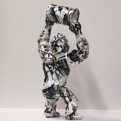 Statue design gorille