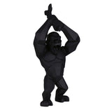 Statue design noire de gorille