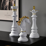 Jeux d'échecs statue décoration design