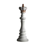 Statue échecs roi blanc