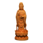 Statue en bois de Bouddha GuanYin