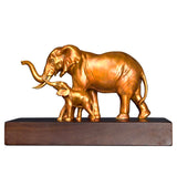 Statue en bronze africaine éléphant