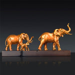 Statue en bronze éléphant africain