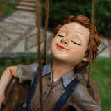 Statue enfant déco