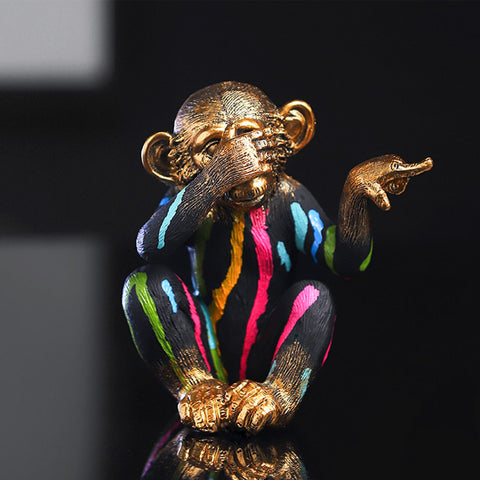 Statue gorille art moderne