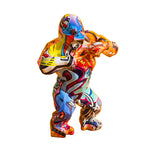 Statue gorille pop art