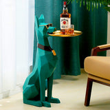 Statue grande chien doberman