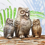 Statue hibou jardin