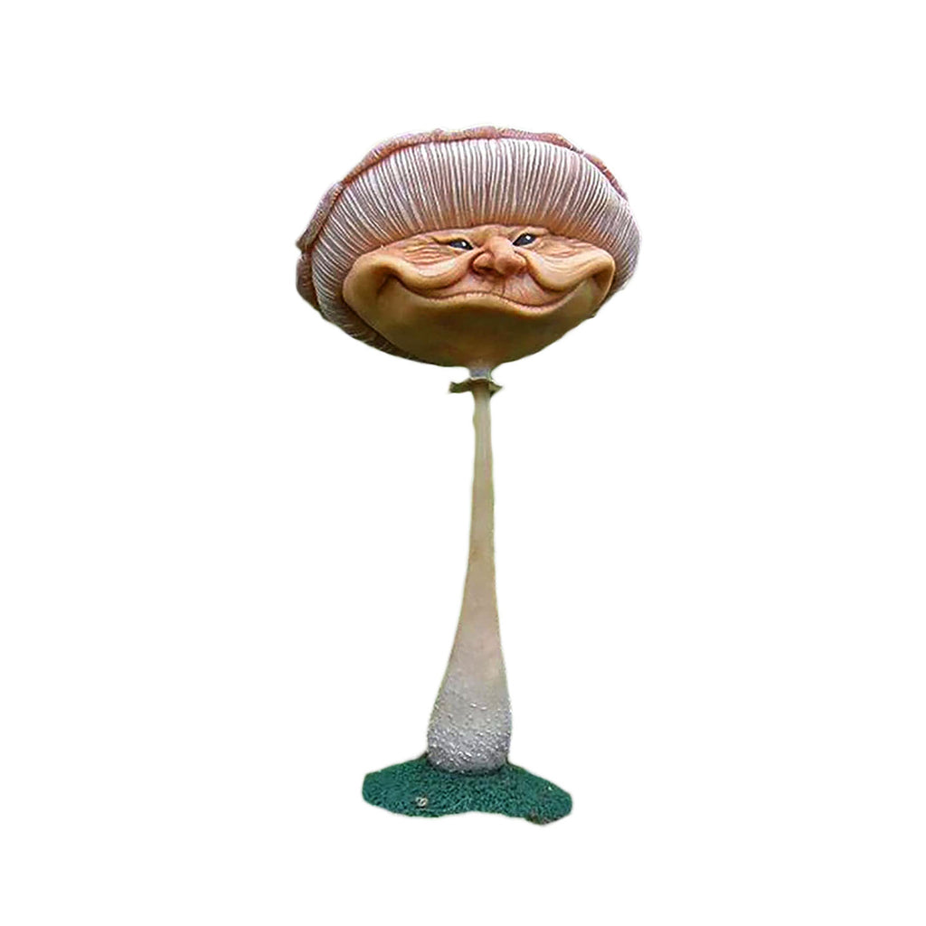 Statue De Champignon Ornements De Jardin, Figurines De Champignon Amusantes  À Visage Humain, Statue De Jardin Miniature, Décoration De Pelouse Féerique  Extérieure - Jardin Statues Et Sculptures - AliExpress