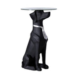 Statue labrador noir déco