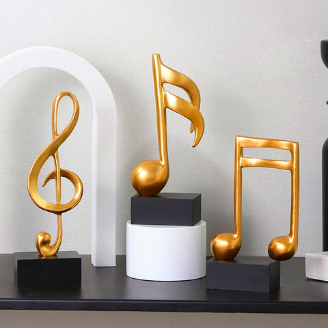 Sculpture note de musique décoration intérieure
