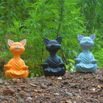 Statues bouddha Chat